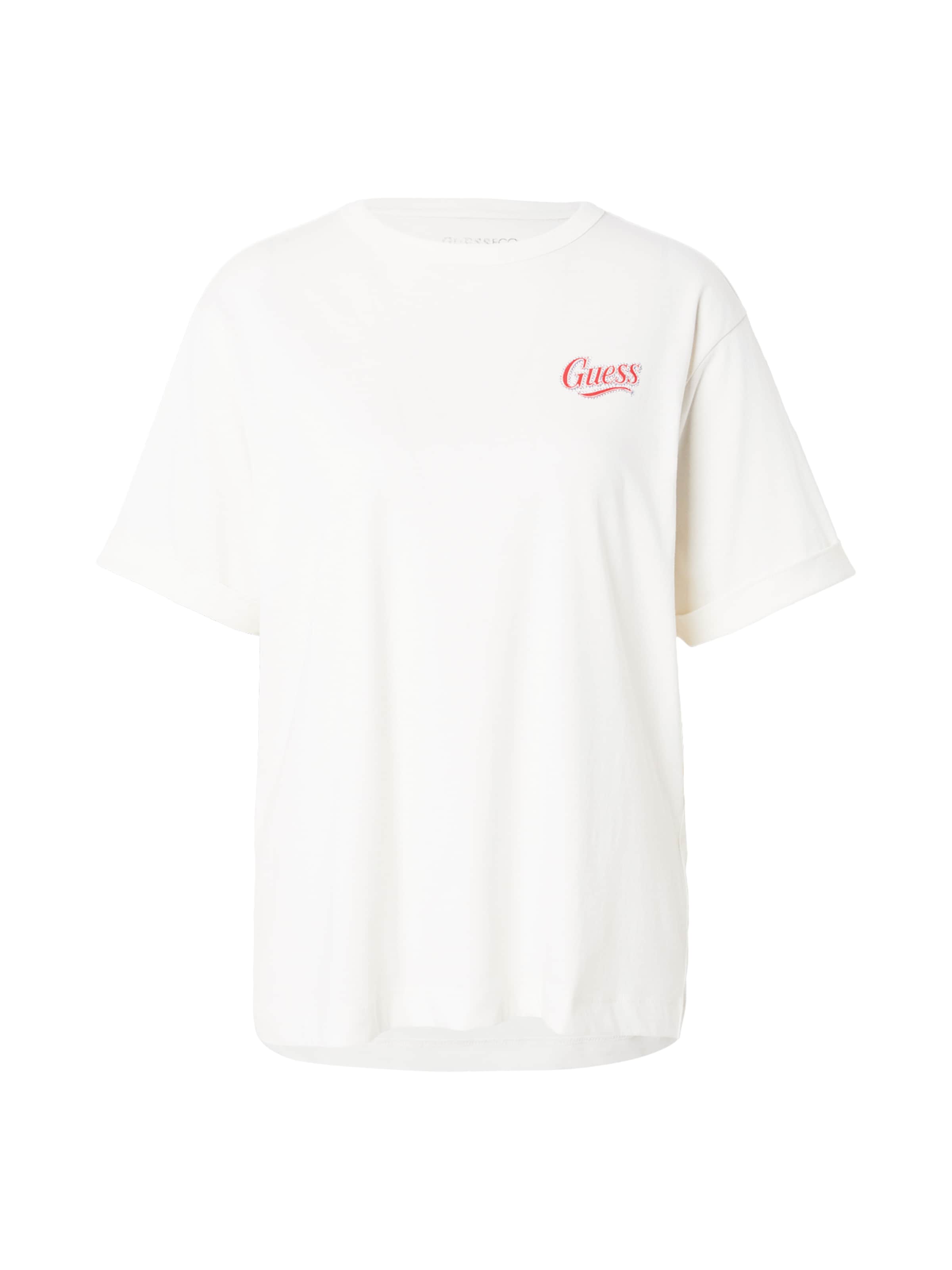 GUESS - Camisa 'EMOTIONAL' em bege: frente