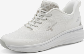 Baskets basses Tamaris en blanc : devant