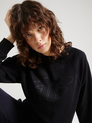 4F Sportsweatshirt in Schwarz