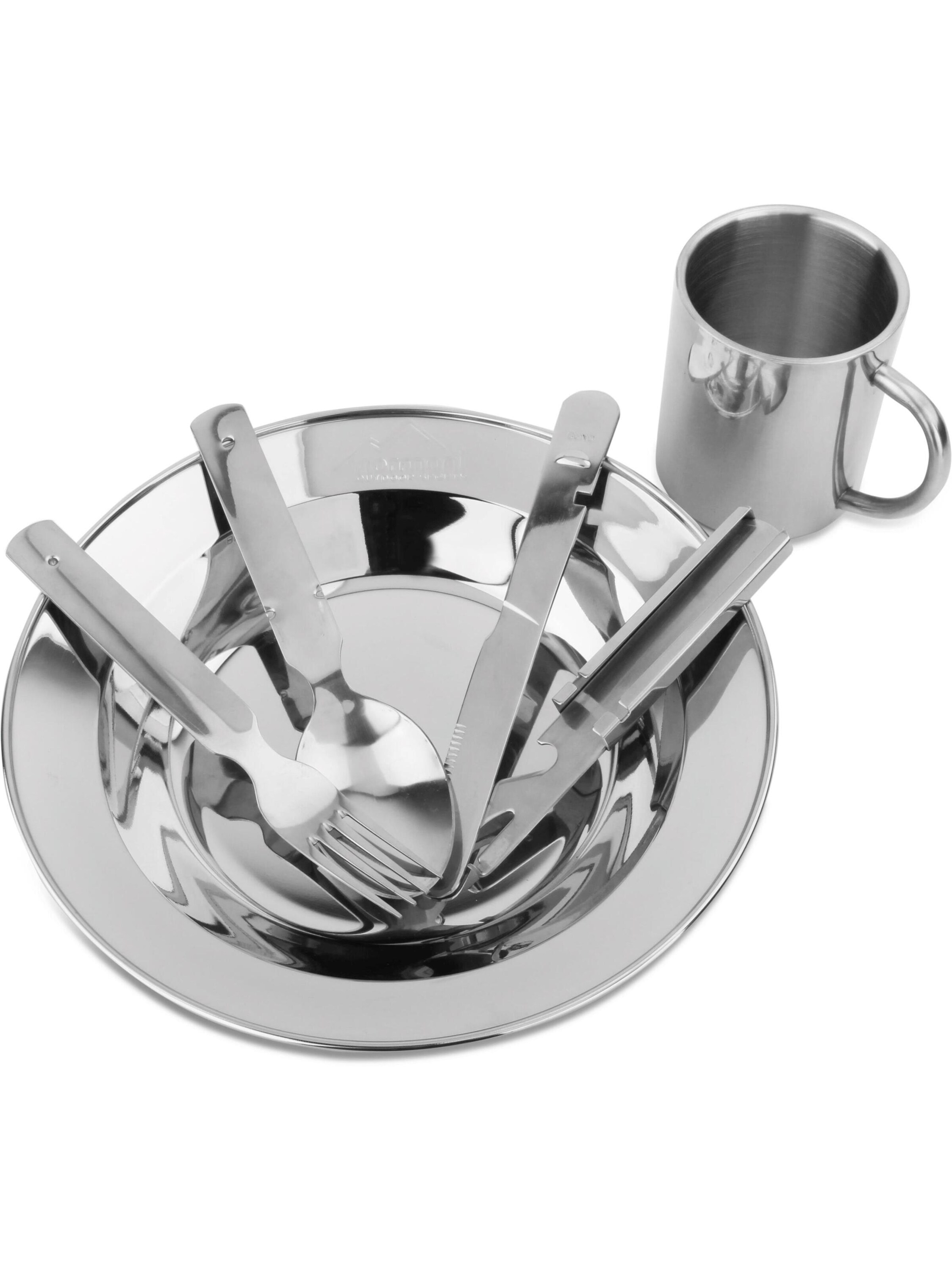 Service de vaisselle normani en argent : devant