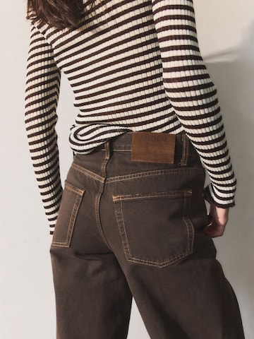 Bhoem Wide Leg Jeans in Braun
