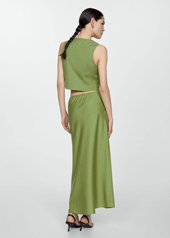 MANGO Skirt 'Lago' in Green