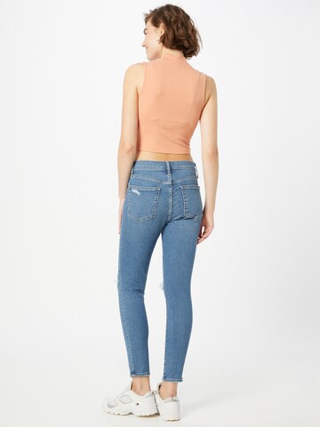 GAP Skinny Jeans in Blauw