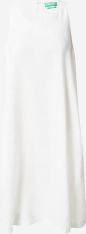 Robe UNITED COLORS OF BENETTON en blanc : devant