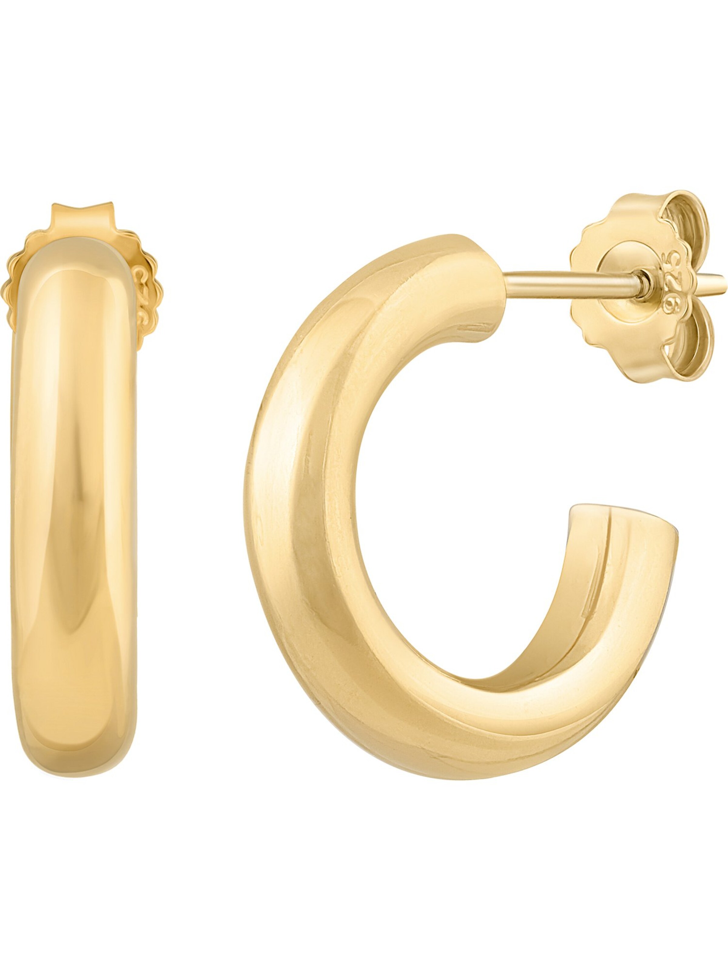 caï Ohrringe in Gold: Vorderseite