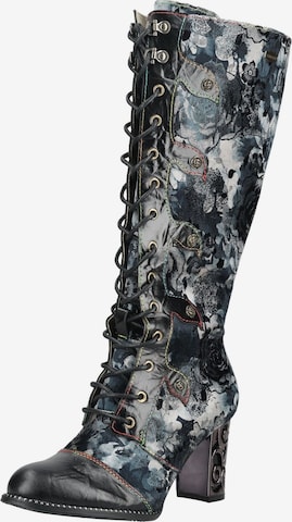 Laura Vita Stiefel in Schwarz: Vorderseite