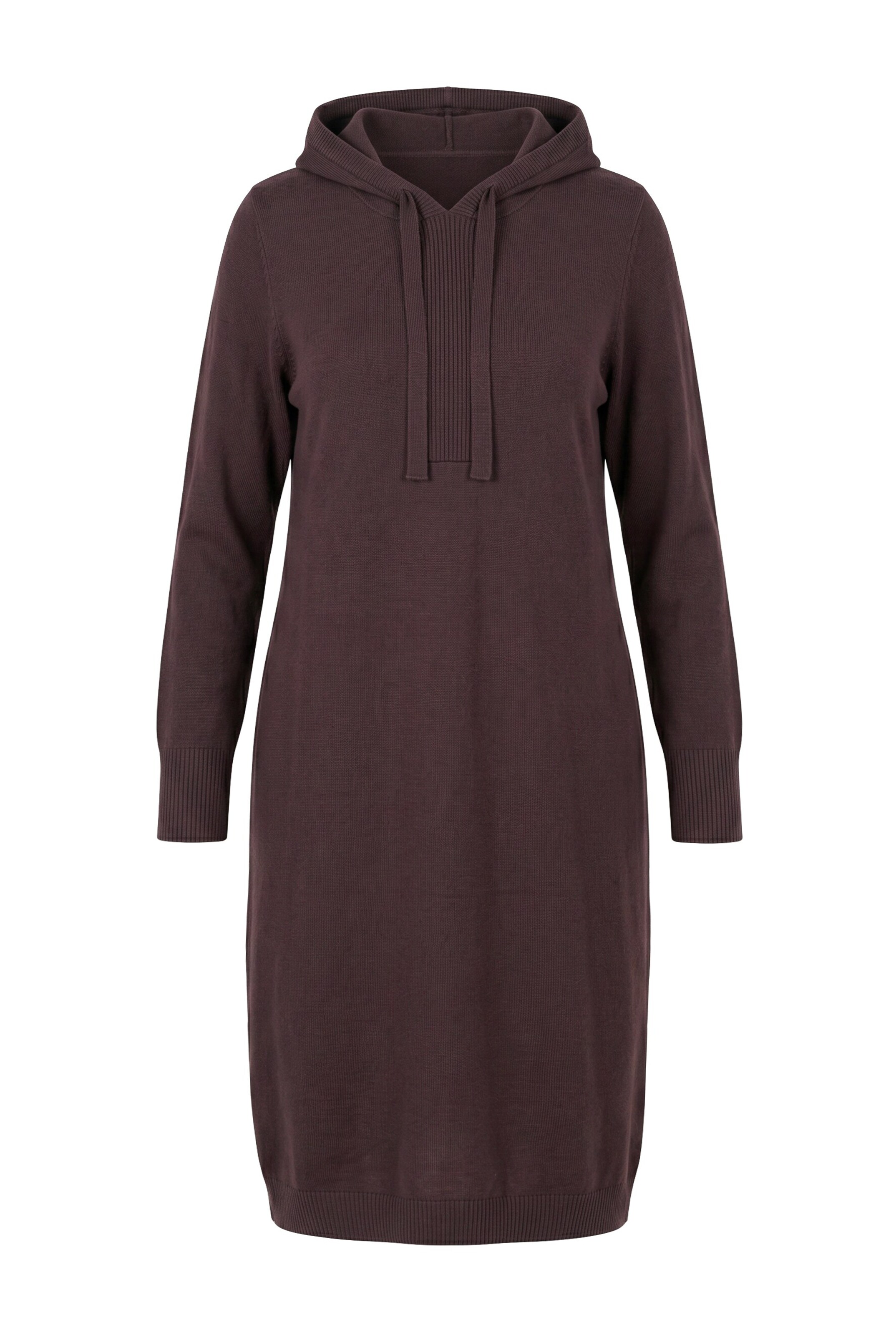 Ulla Popken Knit dress in M-L in Brown, Item view