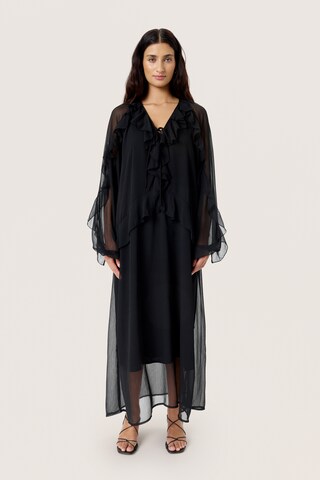 SOAKED IN LUXURY Jurk 'Harietta' in Zwart
