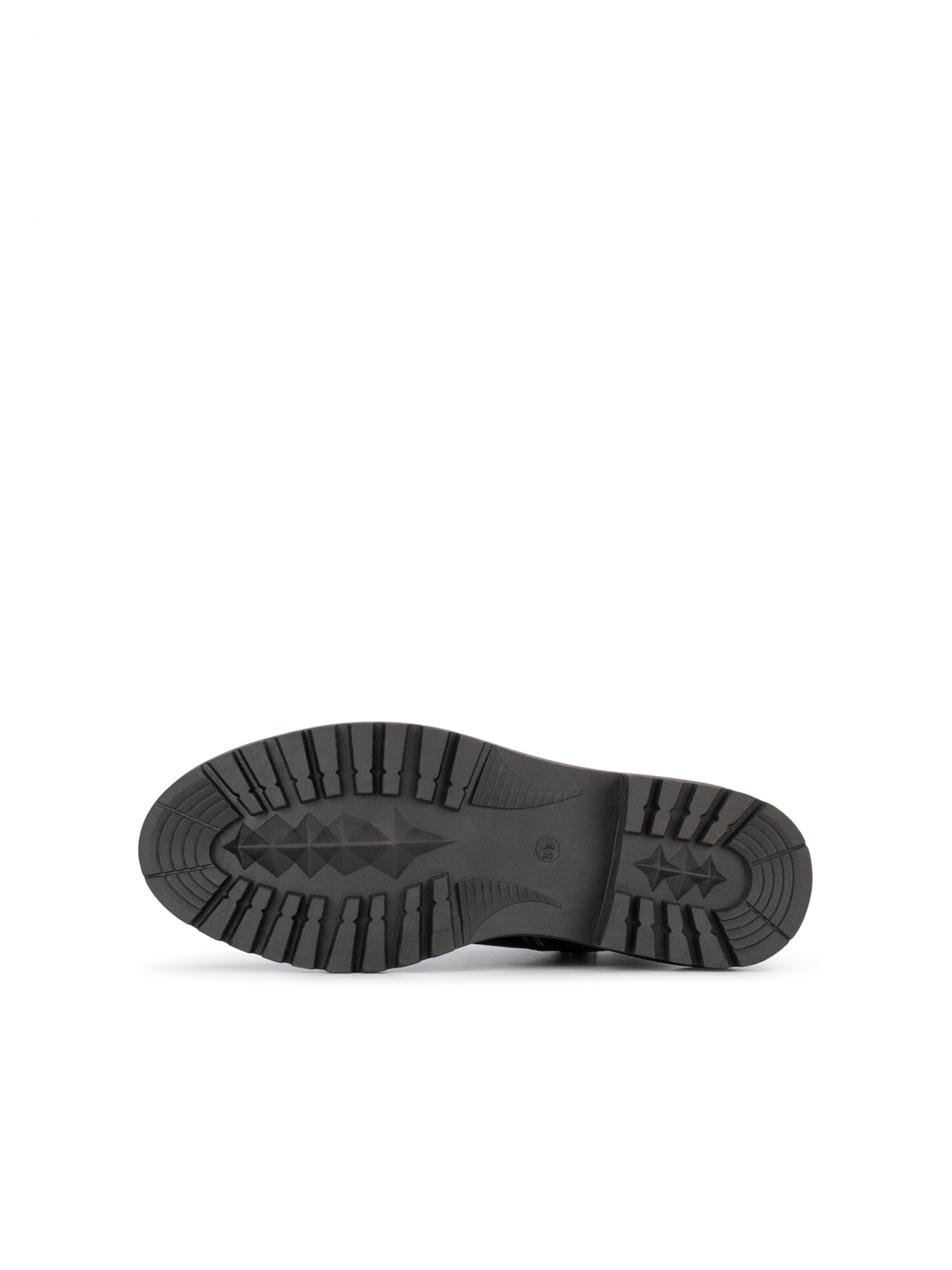 POSH by Poelman Schnürstiefelette 'Monk' in Schwarz