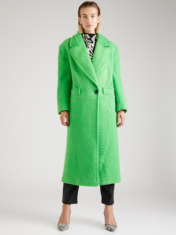 TOPSHOP Ανοιξιάτικο και φθινοπωρινό παλτό σε πράσινο: μπροστά
