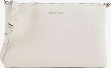 Coccinelle Schultertasche 'E5MMA55F501' in Weiß: Vorderseite