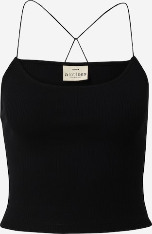 A LOT LESS Top 'Irina' in Black: front