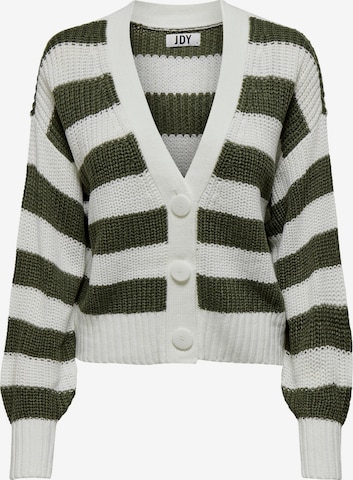 JDY Knit Cardigan 'Nola Justy' in White: front