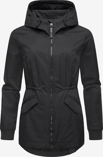 Ragwear Toiminnallinen takki 'Dowey' värissä musta, Tuotenäkymä