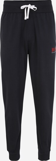 Pantaloni de pijama BOSS Casual pe albastru închis / roșu / alb, Vizualizare produs