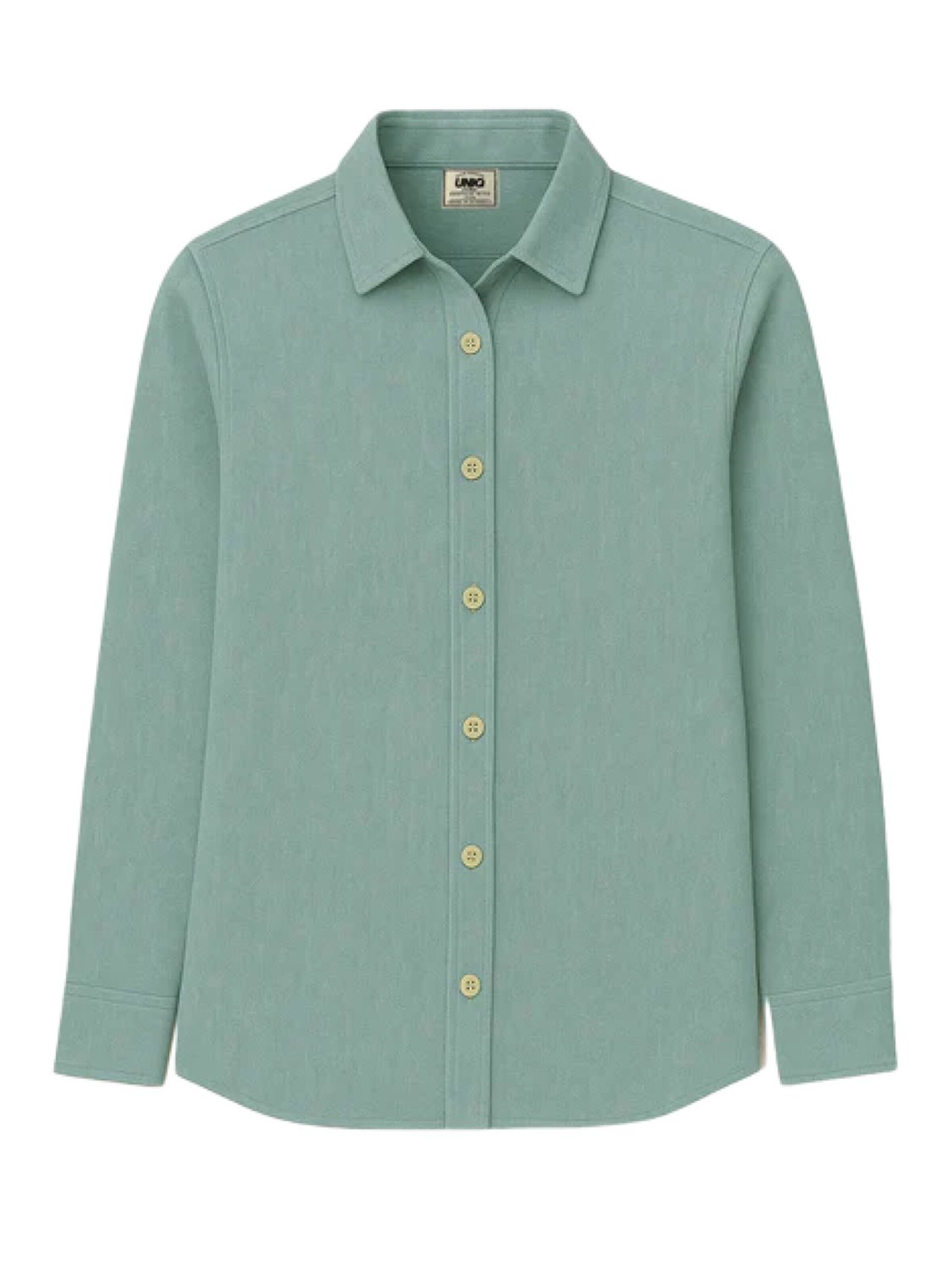 UNIQVIBE Blouse in Green: front