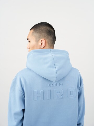 Cørbo Hiro Sweatshirt 'Takeschi' in Blauw