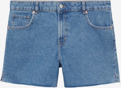 VIOLETA by Mango Pantalon 'palmas' en bleu cobalt, Vue avec produit