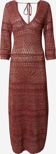 SCOTCH & SODA Gebreide jurk in de kleur Roestbruin, Productweergave