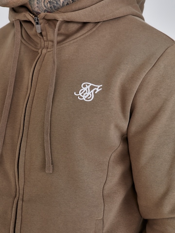SikSilk Sweatvest in Bruin