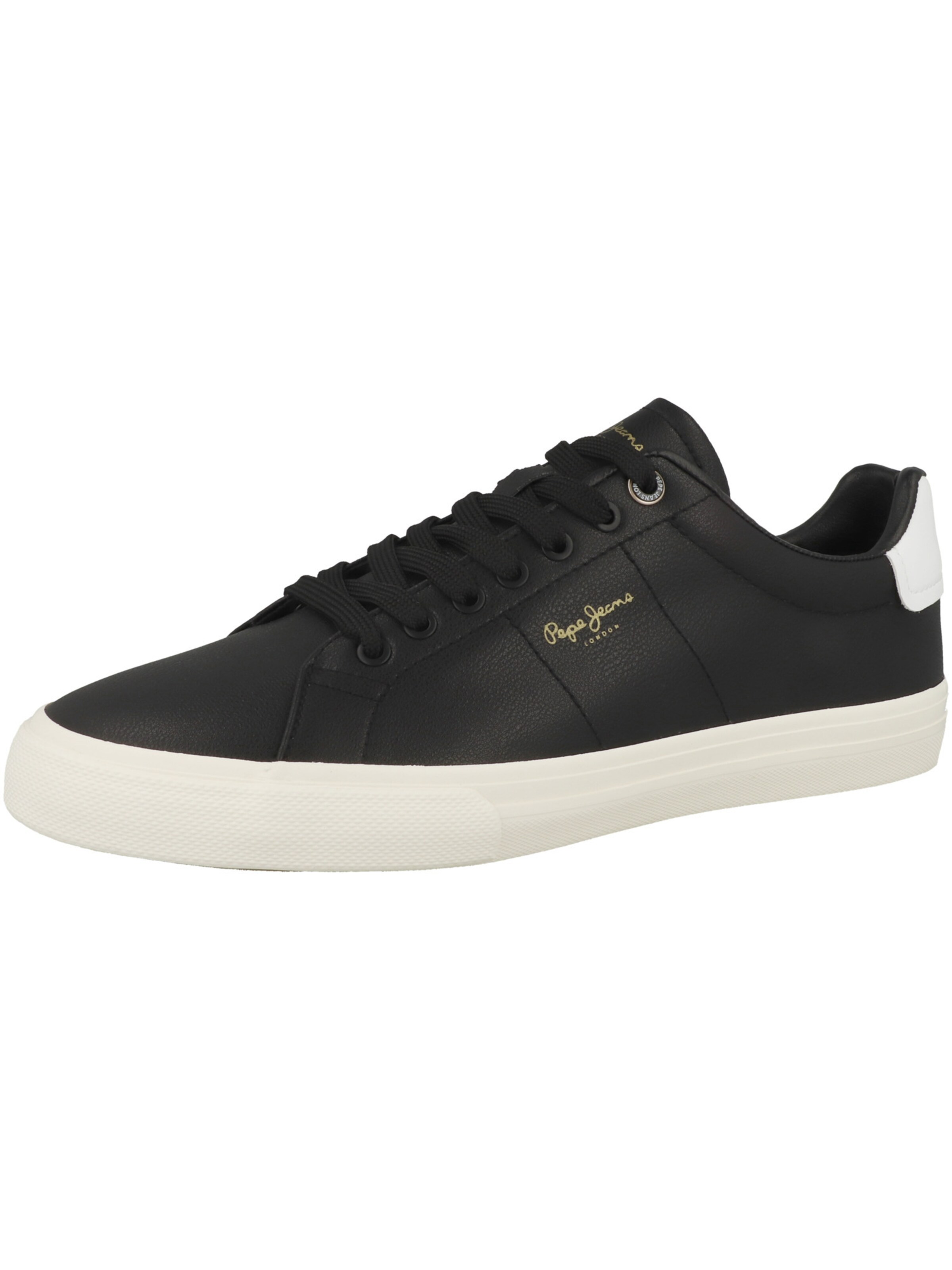 Sneaker bassa 'Kenton Fresh' di Pepe Jeans in nero: frontale