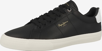 Baskets basses 'Kenton Fresh' Pepe Jeans en noir : devant