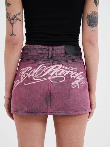 Jupe Ed Hardy en violet