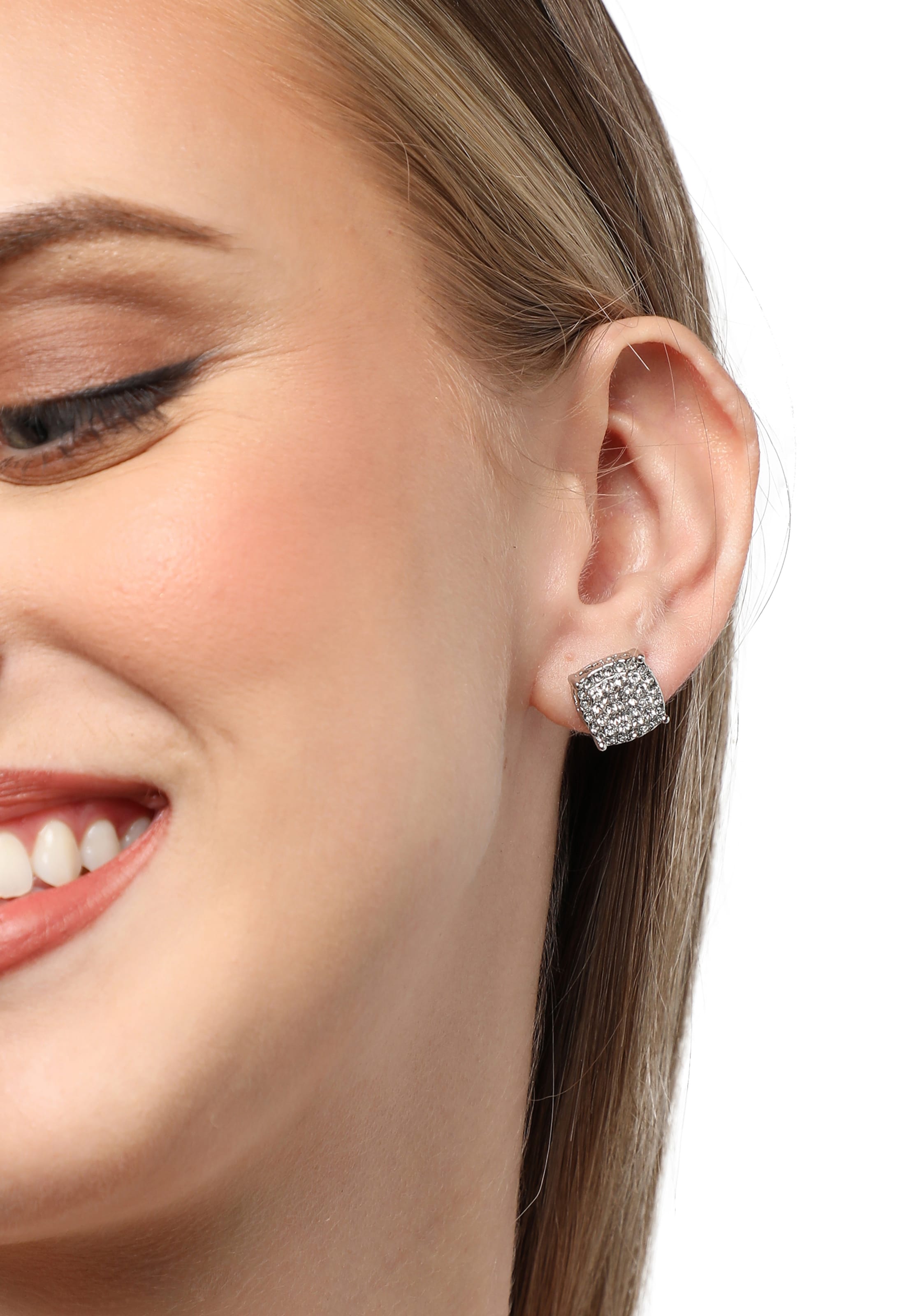 SOHI Náušnice 'Ailse' – stříbrná