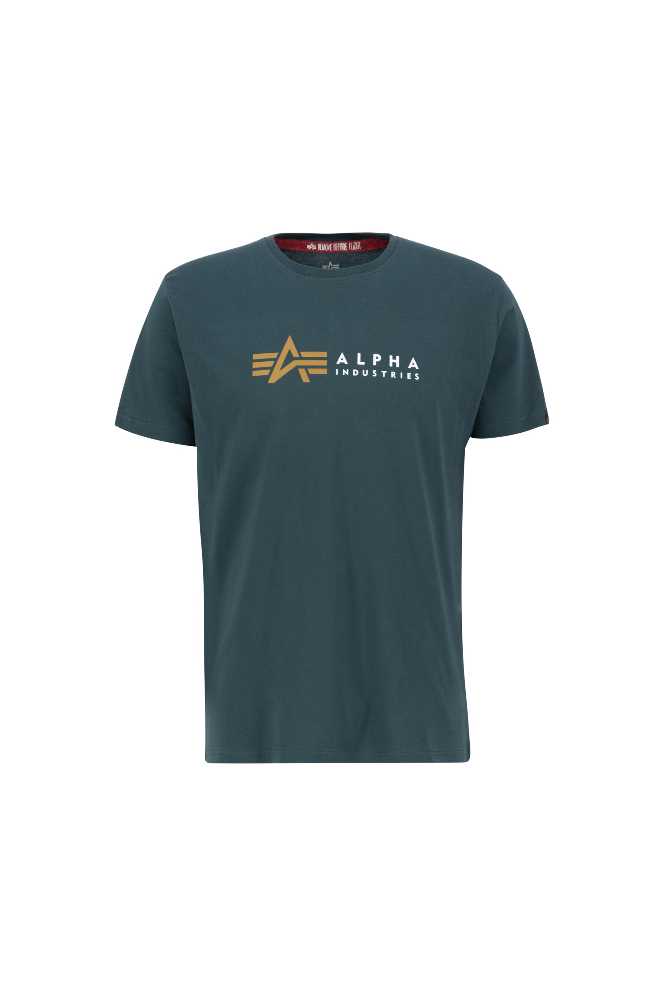 ALPHA INDUSTRIES Koszulka w kolorze zielony: przód