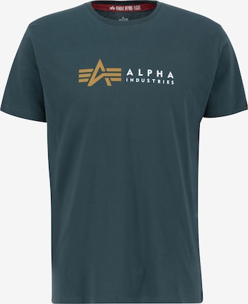 ALPHA INDUSTRIES Shirt in Grün: Vorderseite