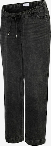 MAMALICIOUSLoosefit Traperice 'MLVALENCIA' - crna boja: prednji dio