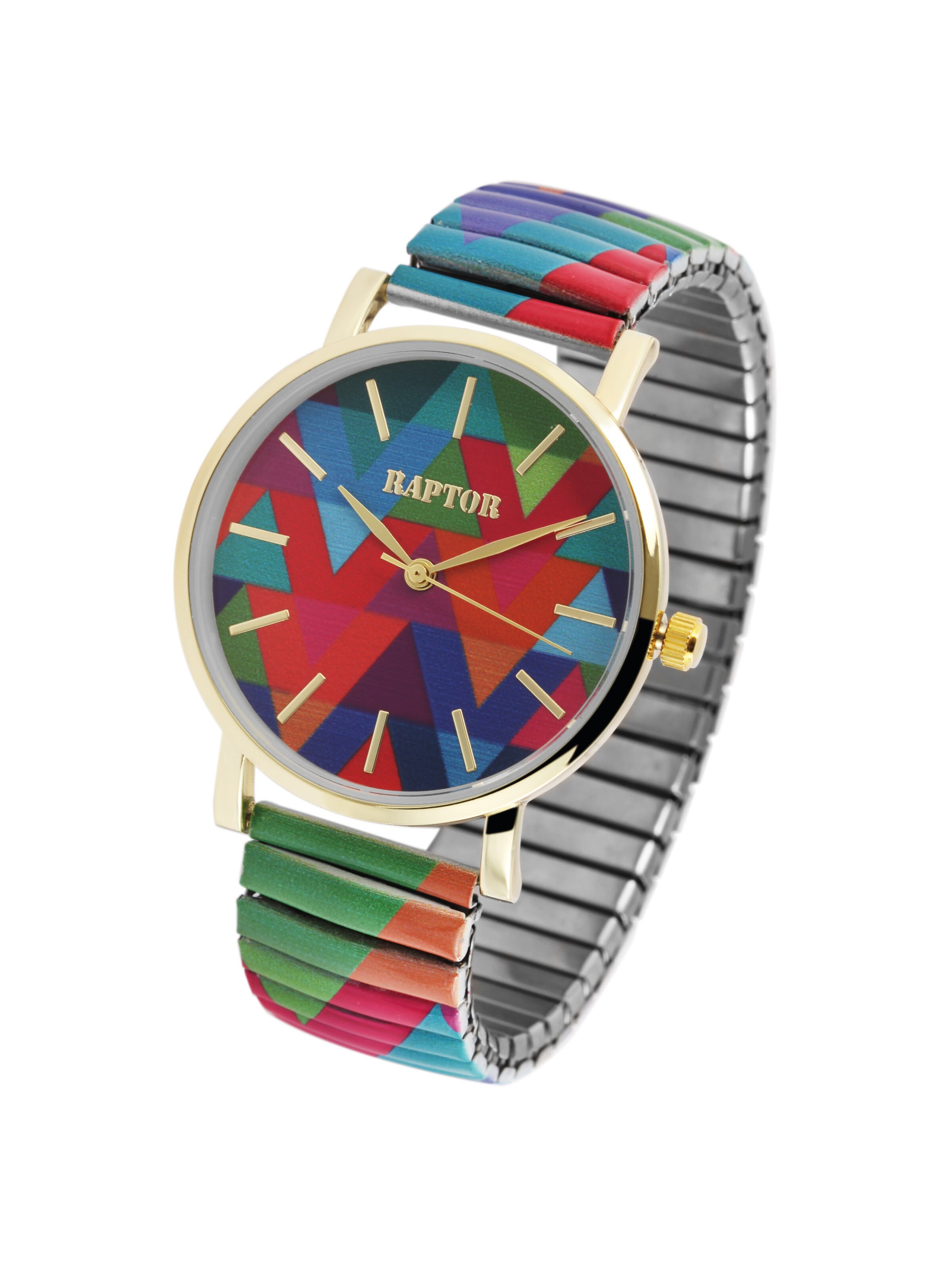 Raptor Analoguhr 'Colorful Edition'‌‌‌‌‌‌‌‌‌‌ in Mischfarben: Vorderseite