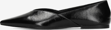 Ballerines 'Feline' POSH by Poelman en noir : devant