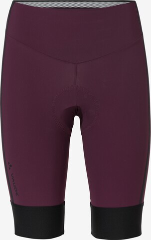 VAUDE Slimfit Sportbroek ' Furka  ' in Lila: voorkant