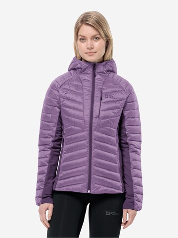 JACK WOLFSKIN Куртка в спортивном стиле 'Routeburn Pro Ins' в Лиловый: спереди