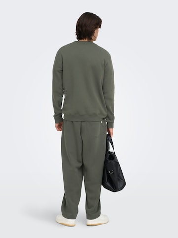 Only & Sons Sweatshirt 'ONSDawson' in Groen