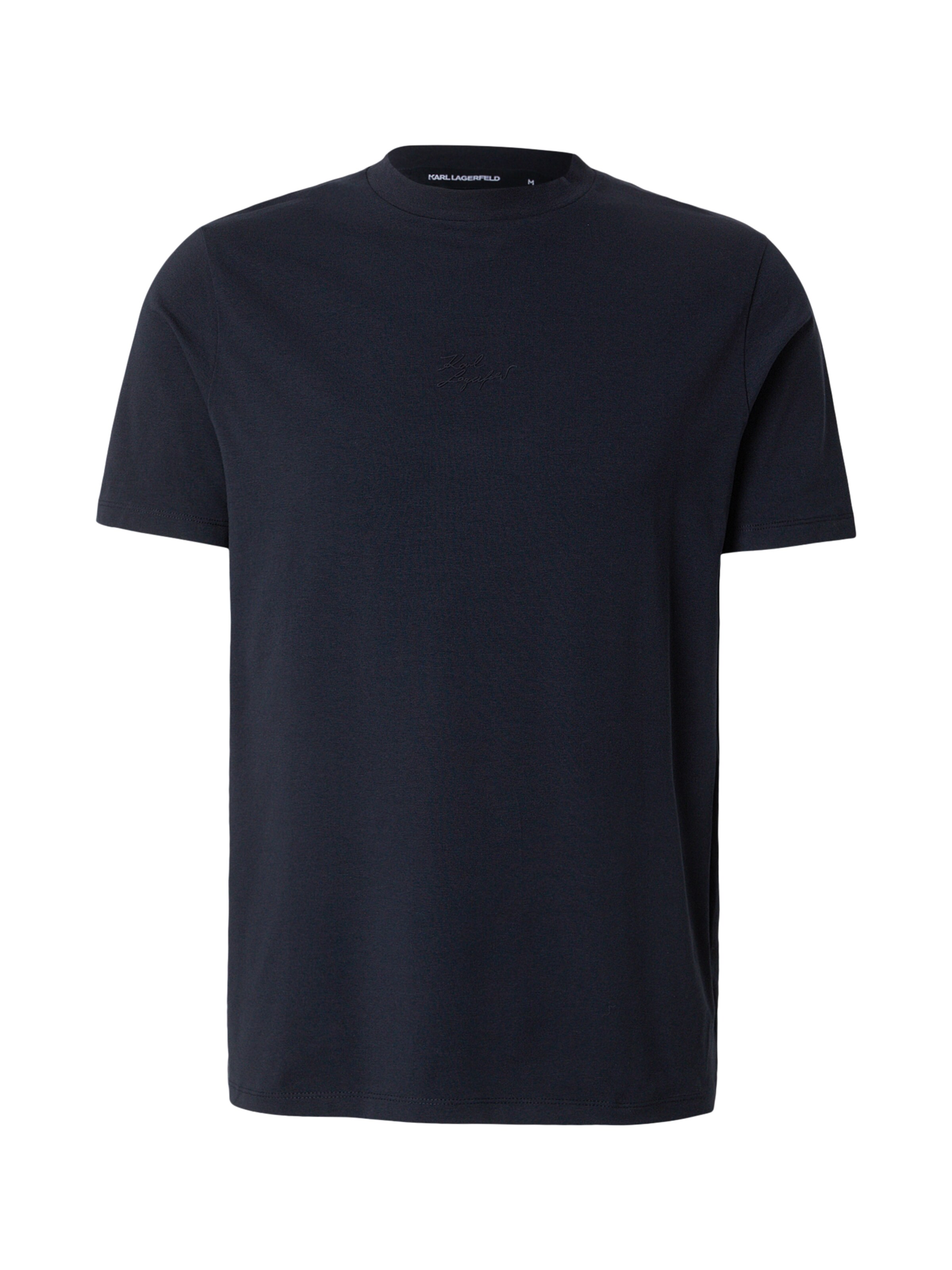 Karl Lagerfeld T-Shirt en bleu nuit, Vue avec produit