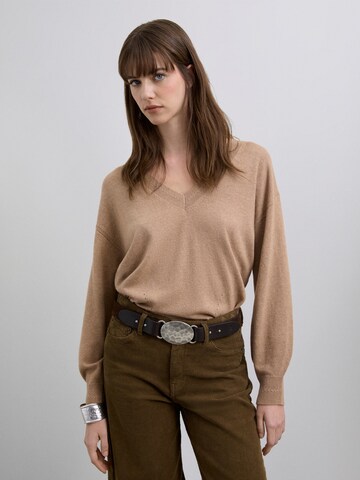 Scalpers Πουλόβερ 'Mer V' σε μπεζ