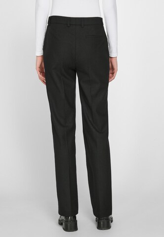 Fadenmeister Berlin Regular Pleated Pants in Black