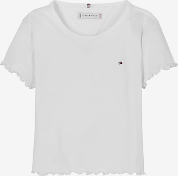 TOMMY HILFIGER Bluser & t-shirts 'ESSENTIAL' i hvid: forside