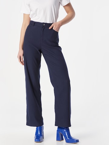 Loosefit Pantalon Monki en bleu : devant