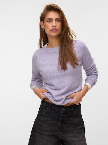 VERO MODA Svetr 'VMDoffy' – fialová: přední strana
