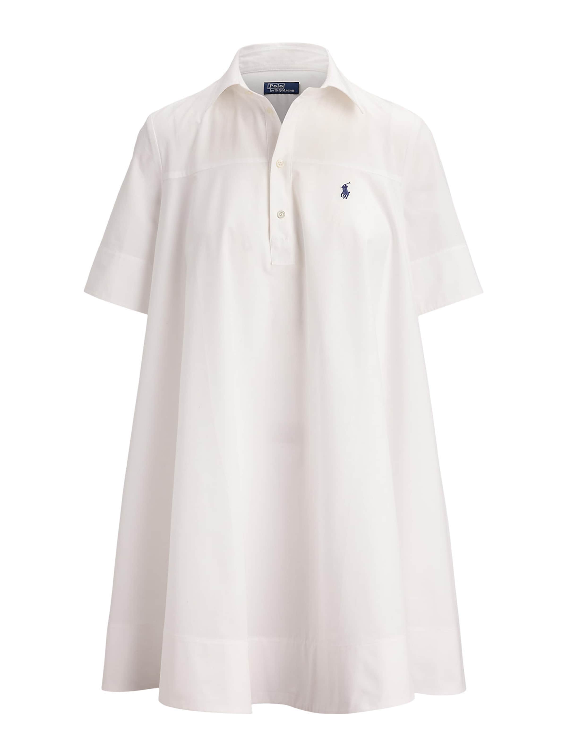 Polo Ralph Lauren Μπλουζοφόρεμα σε λευκό: μπροστά