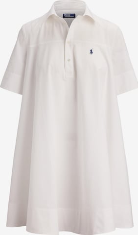 Robe-chemise Polo Ralph Lauren en blanc : devant