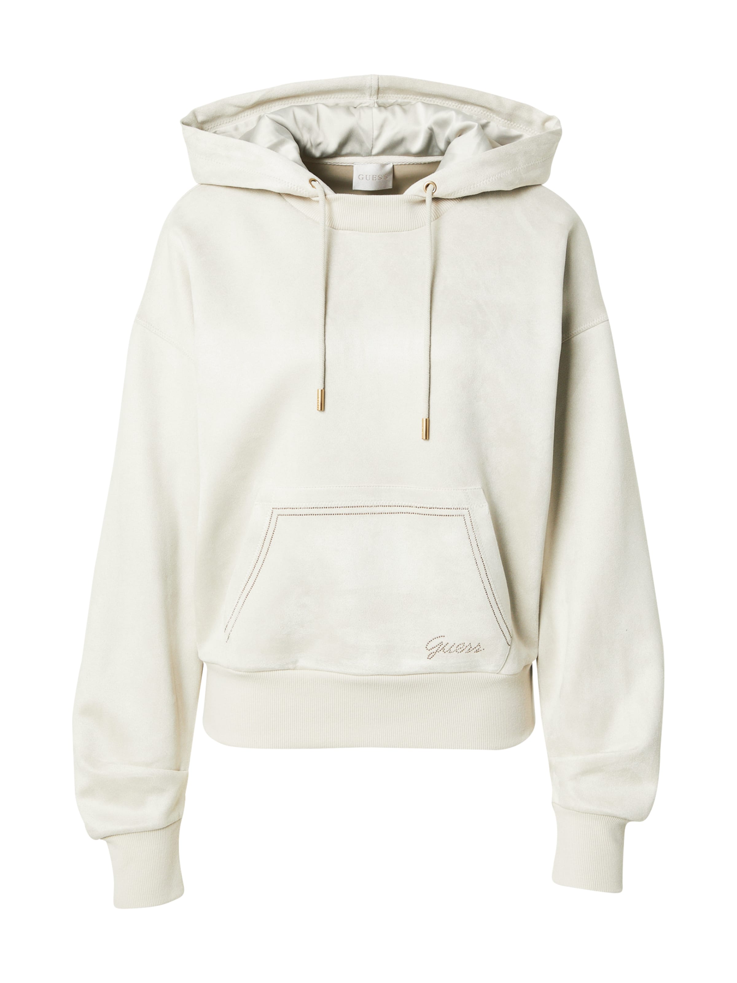 GUESS Tréning póló 'SCUBA' - bézs: elől