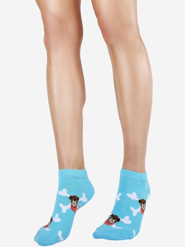 Chaussettes UNABUX en bleu : devant