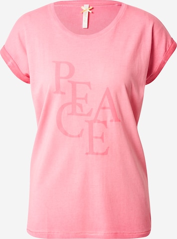 T-shirt Key Largo en rose : devant