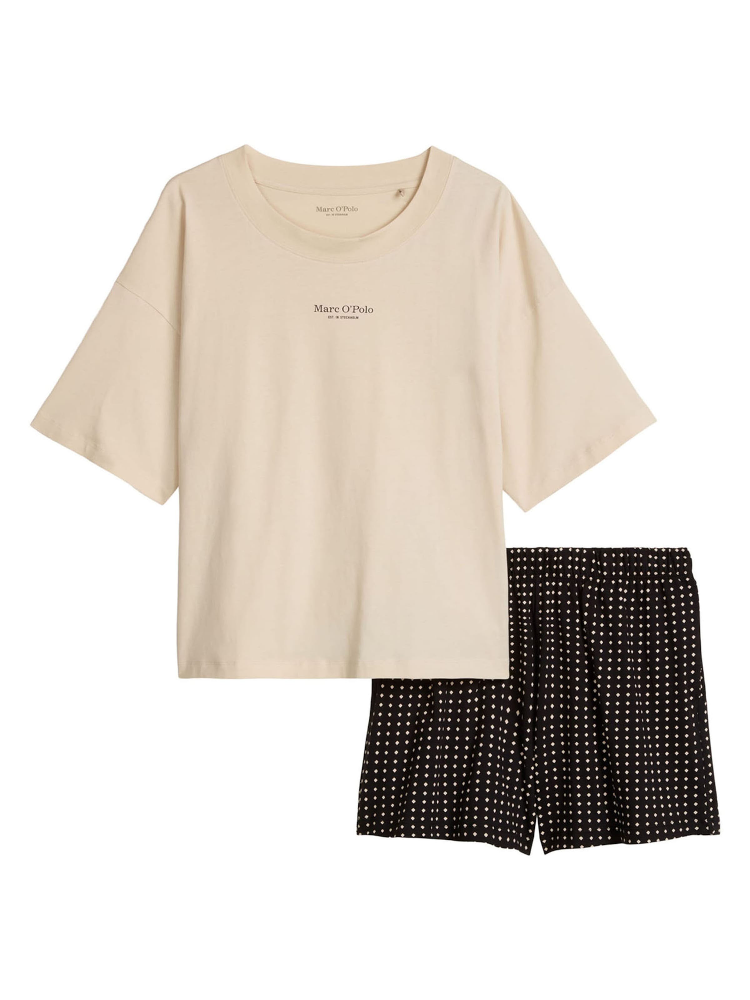 Pyjama ' Mix N Match ' Marc O'Polo en beige : devant