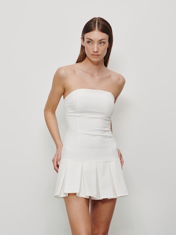 RÆRE by Lorena Rae Dress in White: front