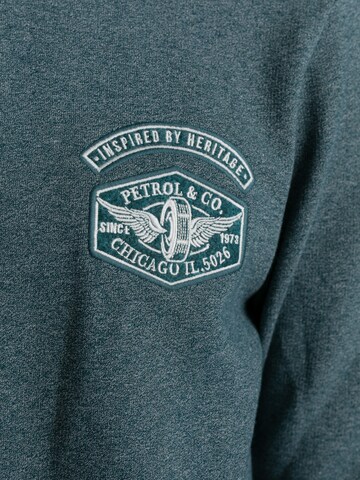 Petrol Industries Sweatshirt 'Hubbing' in Groen